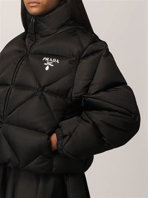 prada bubble jacket women's|Prada coats for women.